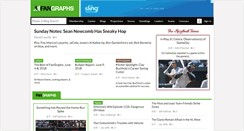 Desktop Screenshot of fangraphs.com